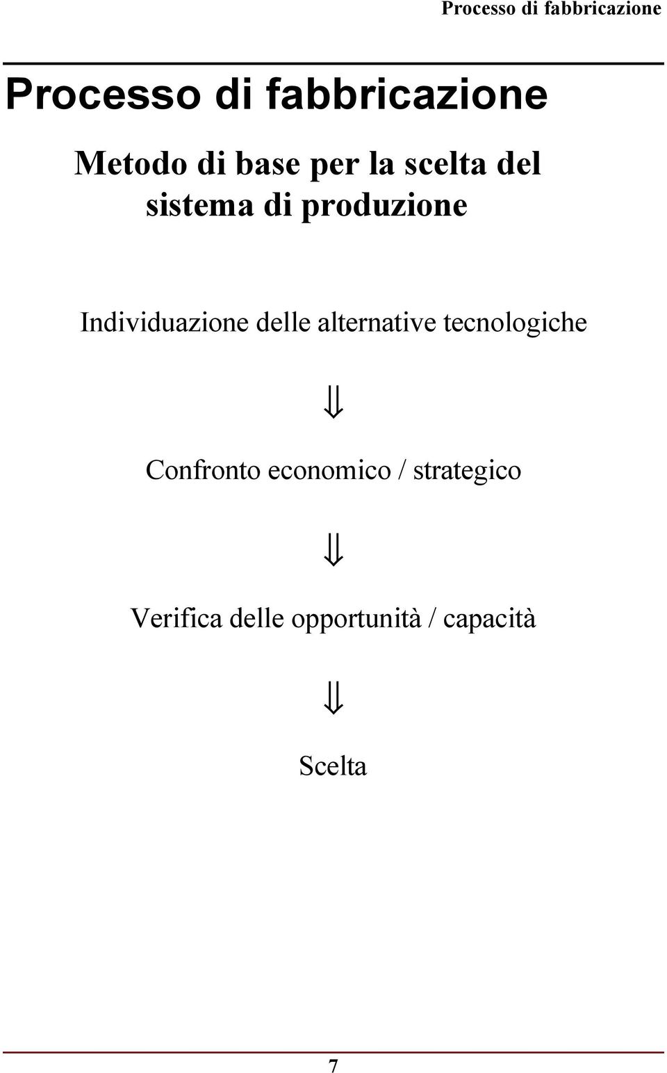 tecnologiche Confronto economico /