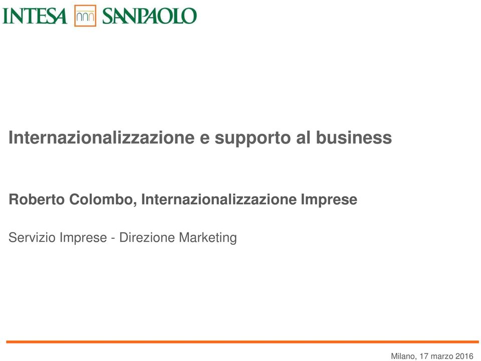 Internazionalizzazione Imprese