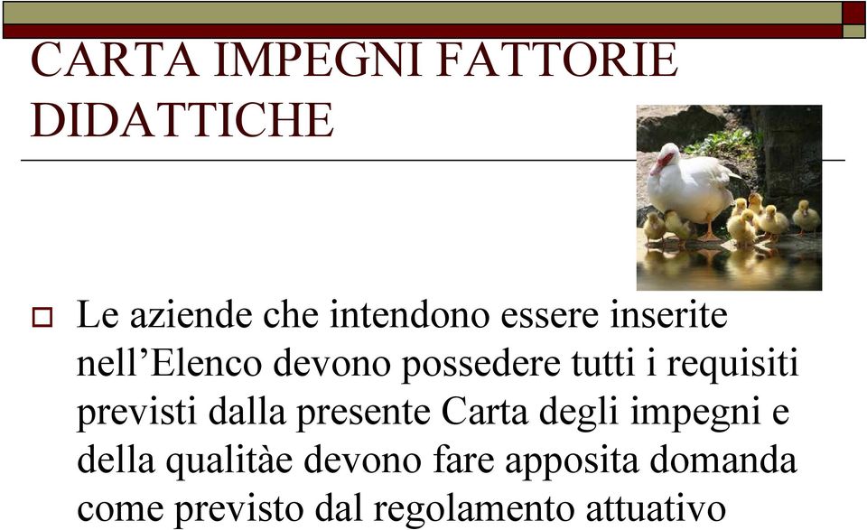 previsti dalla presente Carta degli impegni e della qualitàe