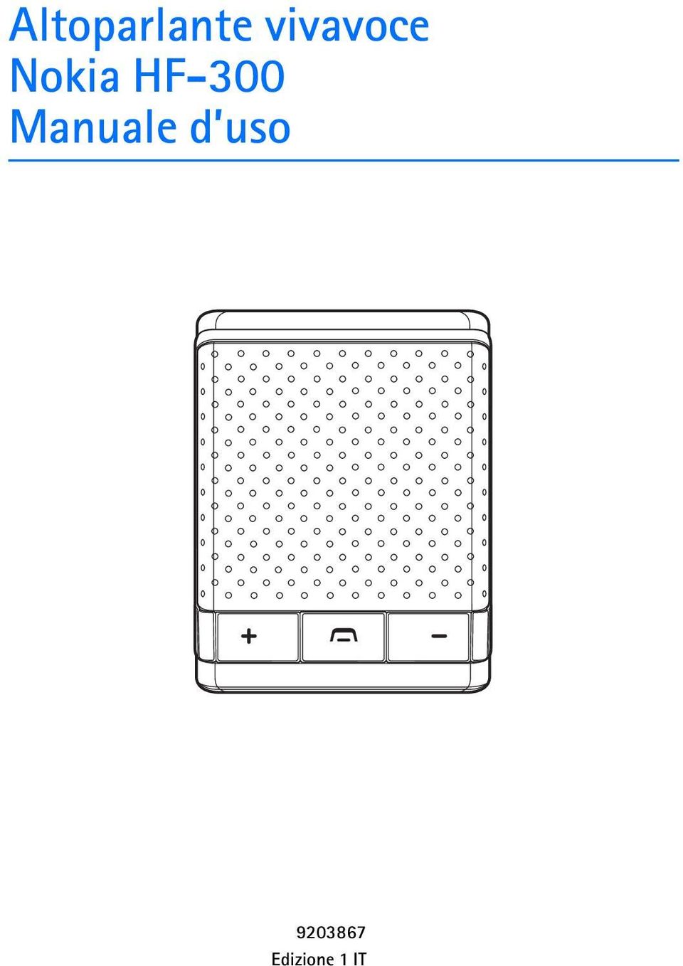 HF-300 Manuale d