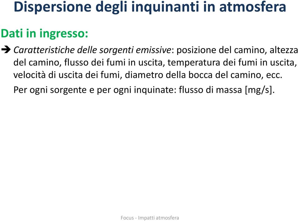 fumi in uscita, velocità di uscita dei fumi, diametro della bocca del