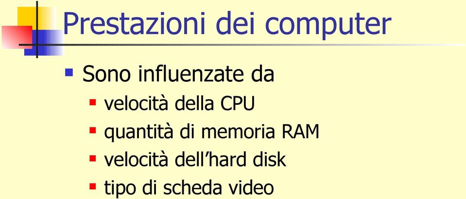 CPU quantità di memoria RAM