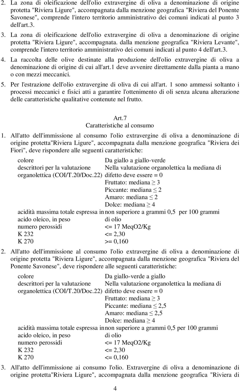 dalla menzione geografica "Riviera Levante", comprende l'intero territorio amministrativo dei comuni indicati al punto 4 