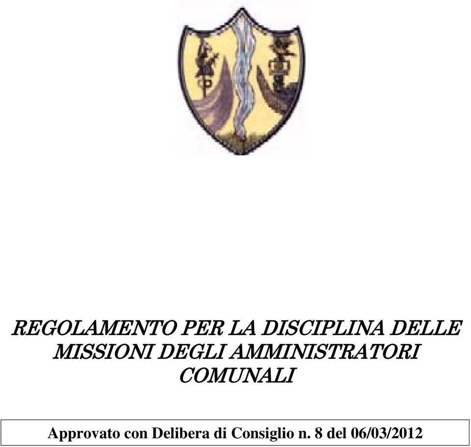 AMMINISTRATORI COMUNALI