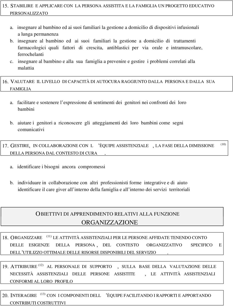 insegnare al bambino ed ai suoi familiari la gestione a domicilio di trattamenti farmacologici quali fattori di crescita, antiblastici per via orale e intramuscolare, ferrochelanti c.