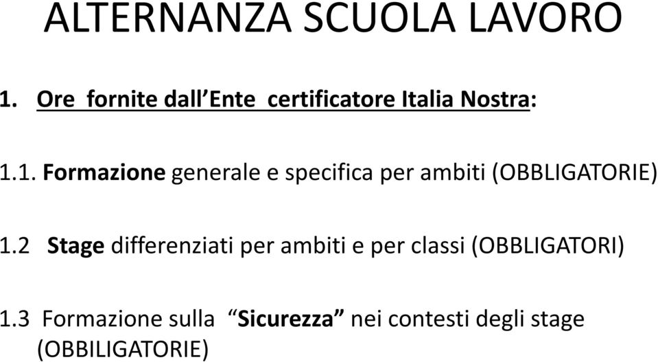 3 Formazione sulla Sicurezza nei contesti degli stage