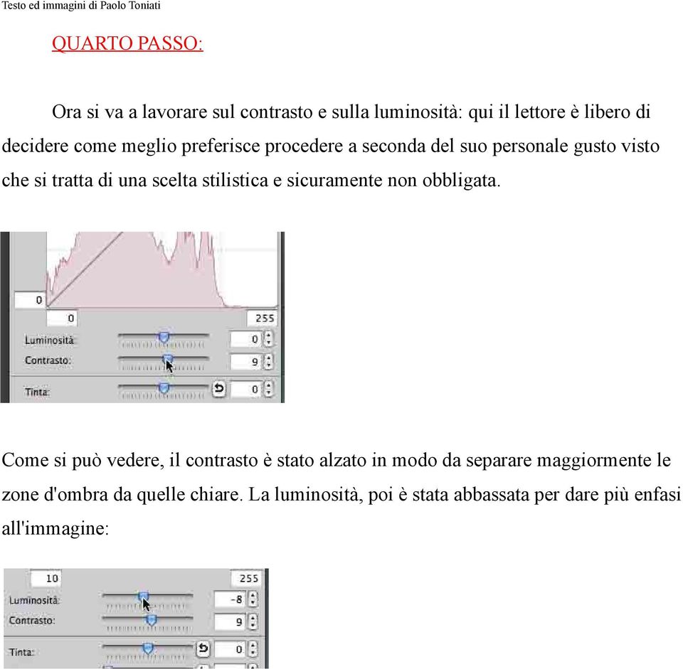 stilistica e sicuramente non obbligata.