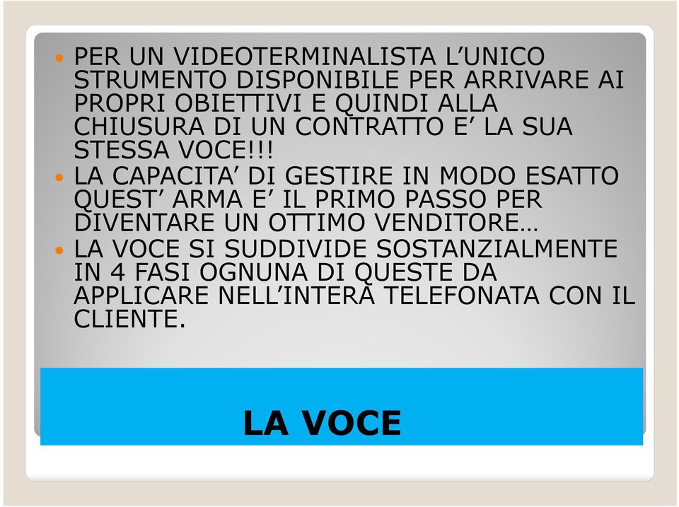 !! LA CAPACITA DI GESTIRE IN MODO ESATTO QUEST ARMA E IL PRIMO PASSO PER DIVENTARE UN OTTIMO