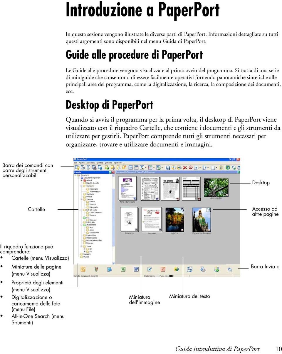 Si tratta di una serie di miniguide che consentono di essere facilmente operativi fornendo panoramiche sintetiche alle principali aree del programma, come la digitalizzazione, la ricerca, la