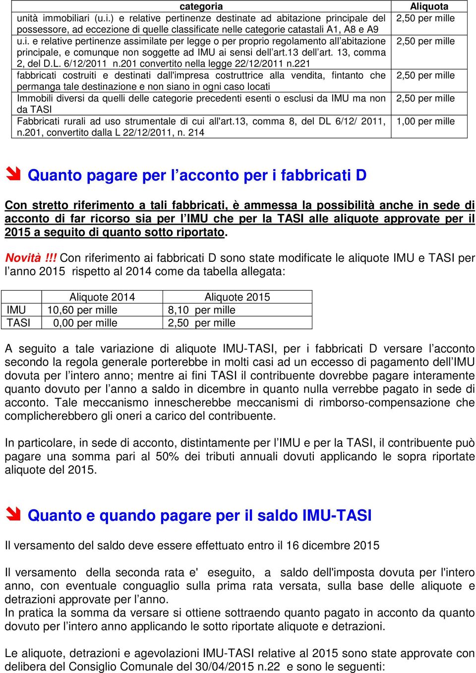 221 fabbricati costruiti e destinati dall'impresa costruttrice alla vendita, fintanto che permanga tale destinazione e non siano in ogni caso locati Immobili diversi da quelli delle categorie