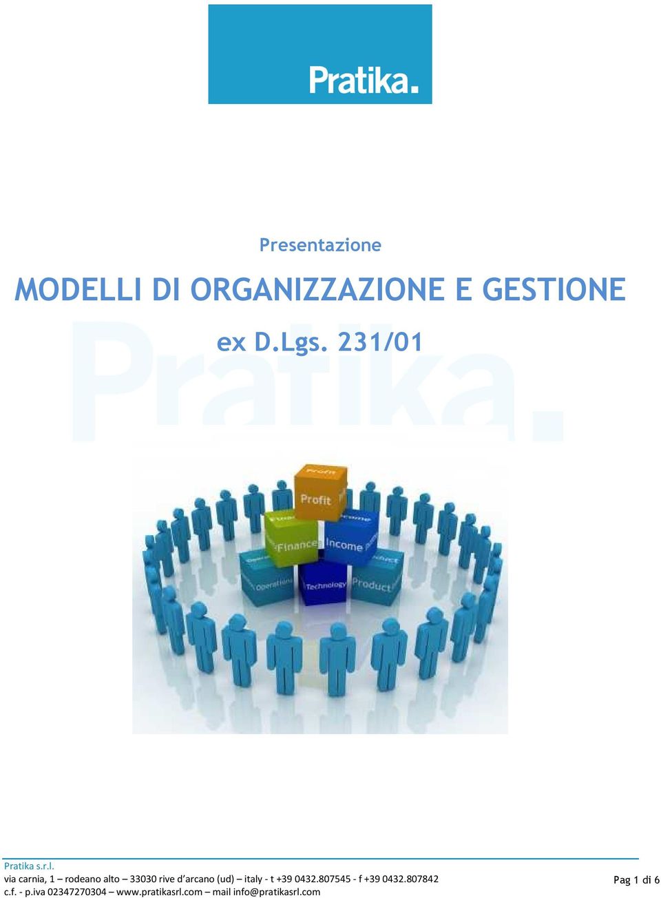 ORGANIZZAZIONE E