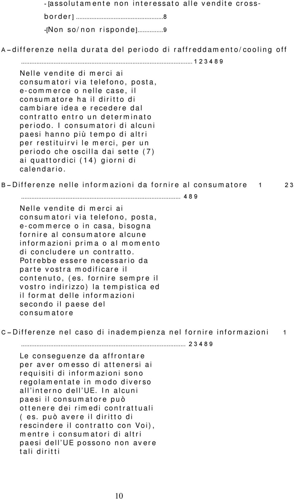 I consumatori di alcuni paesi hanno più tempo di altri per restituirvi le merci, per un periodo che oscilla dai sette (7) ai quattordici (14) giorni di calendario.