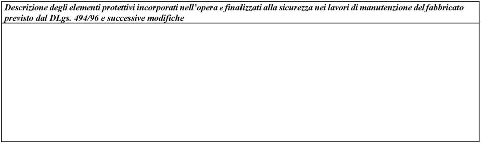 sicurezza nei lavori di manutenzione del