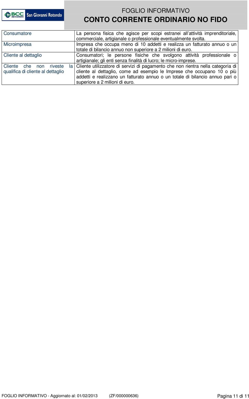 Consumatori; le persone fisiche che svolgono attività professionale o artigianale; gli enti senza finalità di lucro; le micro-imprese.