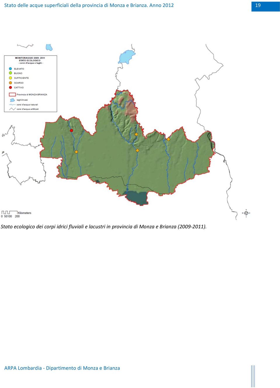 lacustri in provincia di