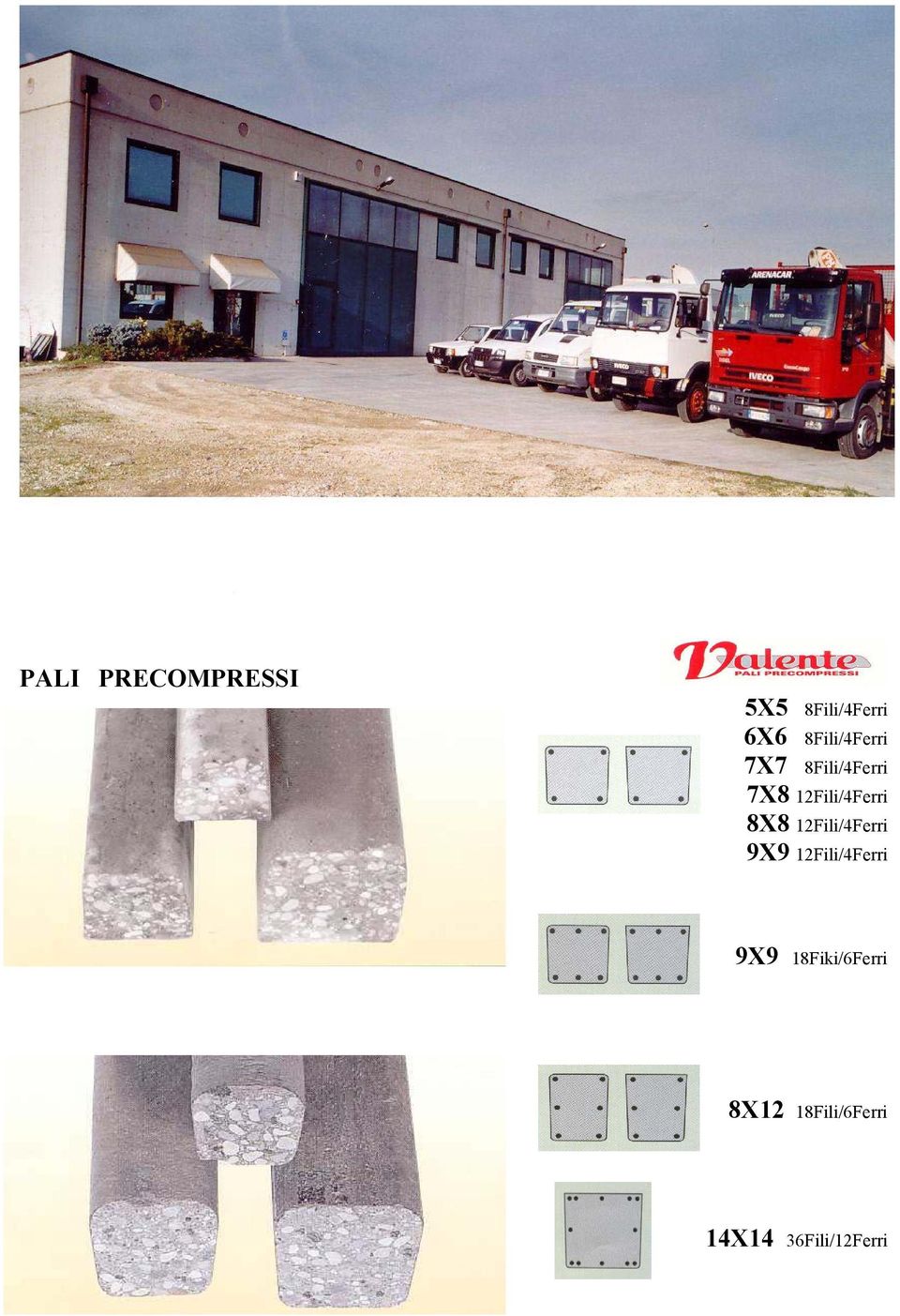 12Fili/4Ferri 8X8 12Fili/4Ferri 9X9