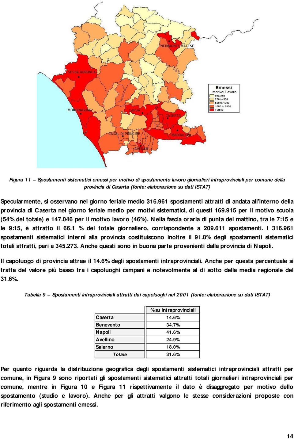 915 per il motivo scuola (54% del totale) e 147.046 per il motivo lavoro (46%). Nella fascia oraria di punta del mattino, tra le 7:15 e le 9:15, è attratto il 66.