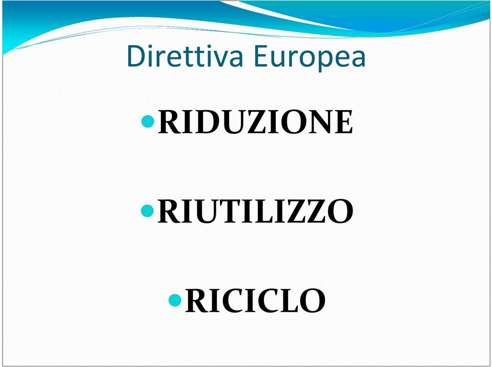 RIDUZIONE