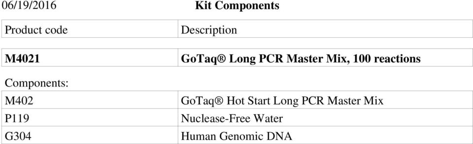 PCR Master Mix, 100 reactions GoTaq Hot Start