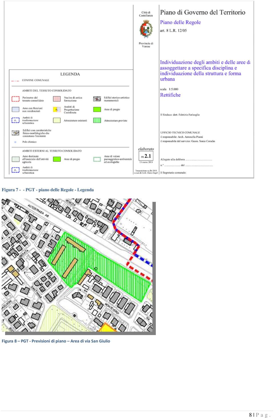 Figura 8 PGT - Previsioni di