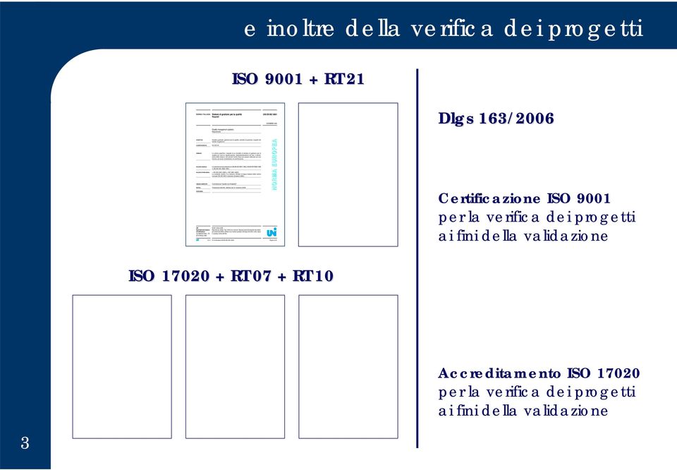 10 Qualità, gestione, gestione per la qualità, sistema di gestione, requisiti dei sistemi di gestione La norma specifica i requisiti di un modello di sistema di gestione per la qualità per tutte le