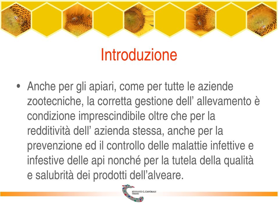 dell azienda stessa, anche per la prevenzione ed il controllo delle malattie infettive