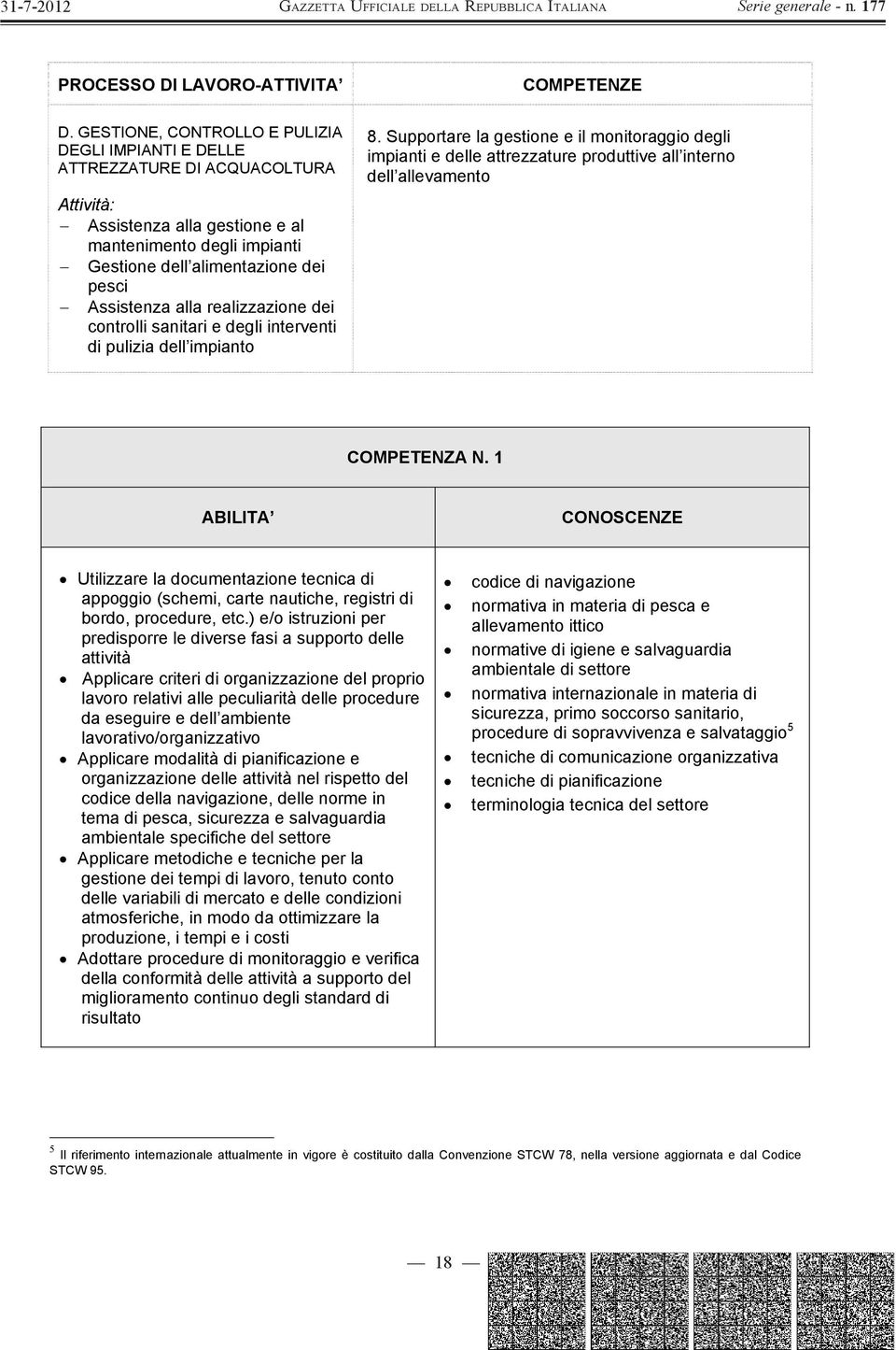 alla realizzazione dei controlli sanitari e degli interventi di pulizia dell impianto 8.