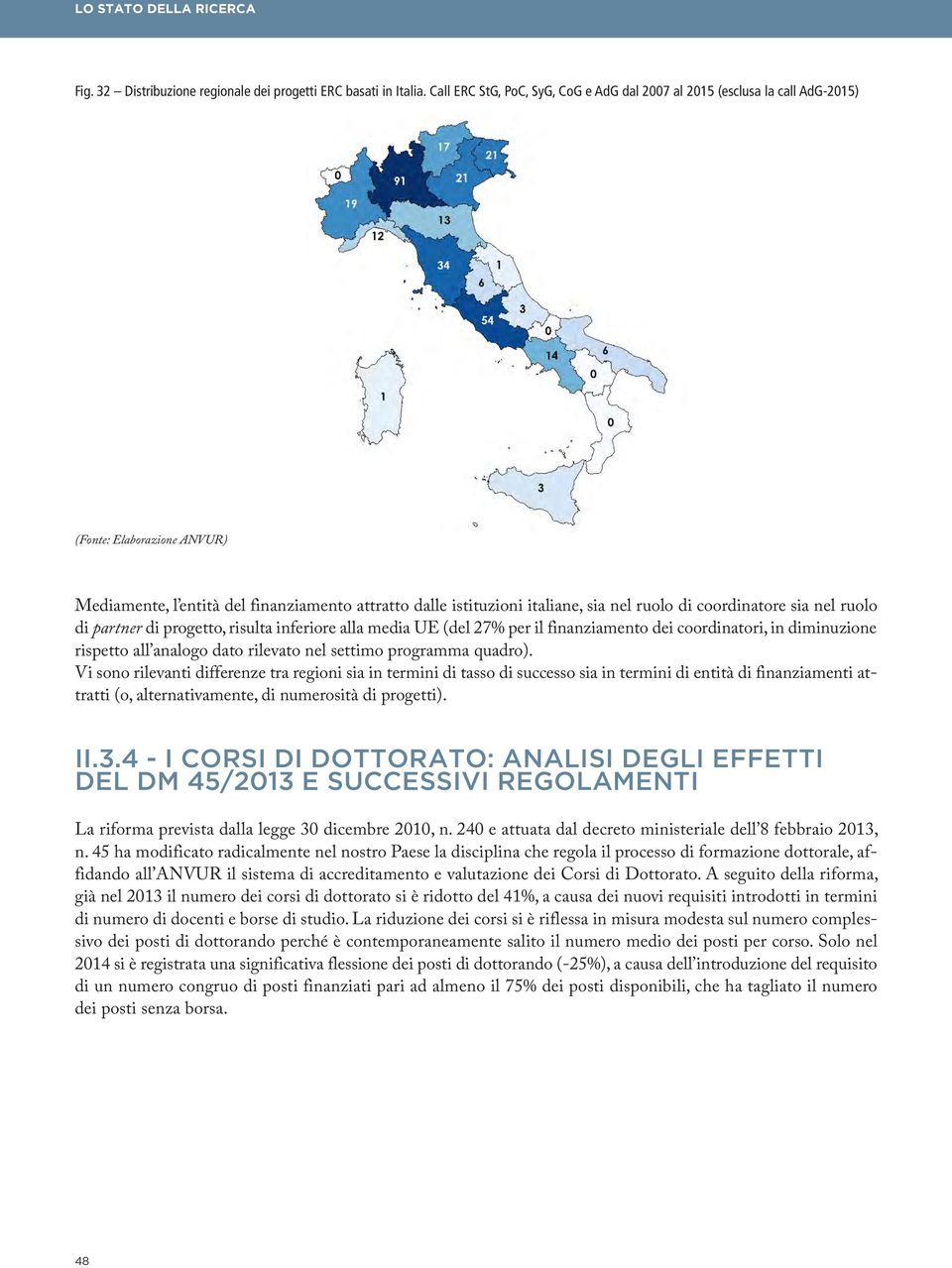 coordinatore sia nel ruolo di partner di progetto, risulta inferiore alla media UE (del 27% per il finanziamento dei coordinatori, in diminuzione rispetto all analogo dato rilevato nel settimo