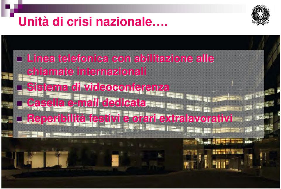 chiamate internazionali Sistema di