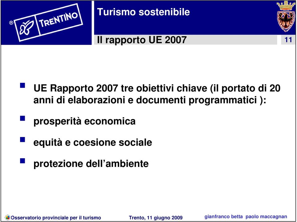 elaborazioni e documenti programmatici ):