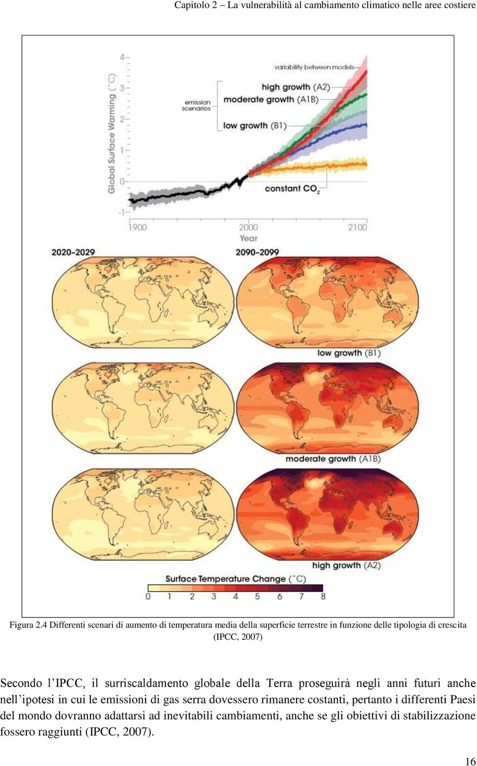Secondo l IPCC, il surriscaldamento globale della Terra proseguirà negli anni futuri anche nell ipotesi in cui le emissioni di gas