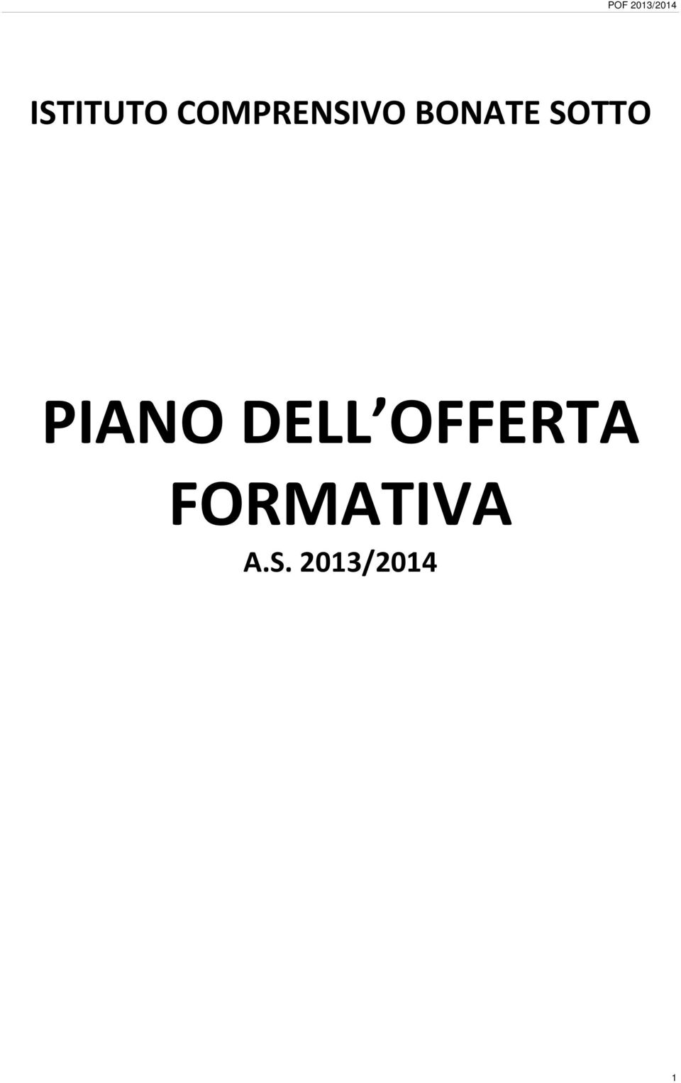 SOTTO PIANO DELL