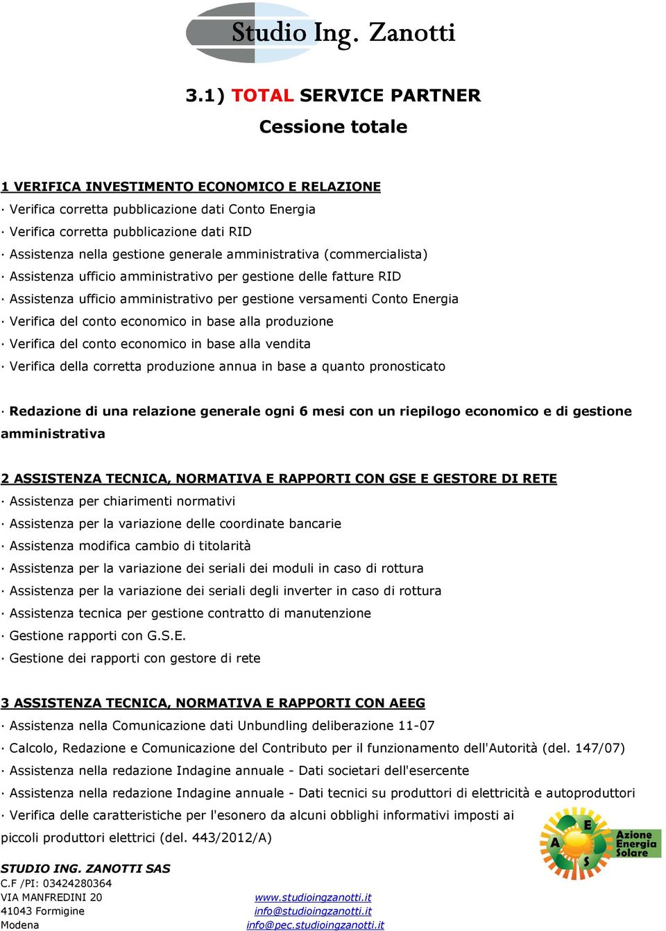 Redazione e Comunicazione del Contributo per il funzionamento dell'autorità (del.