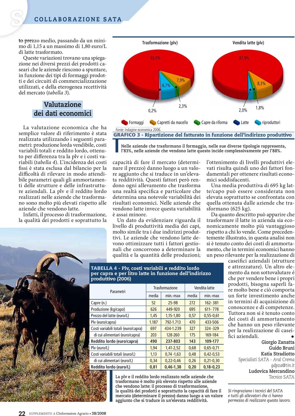 utilizzati, e della eterogenea recettività del mercato (tabella 3).