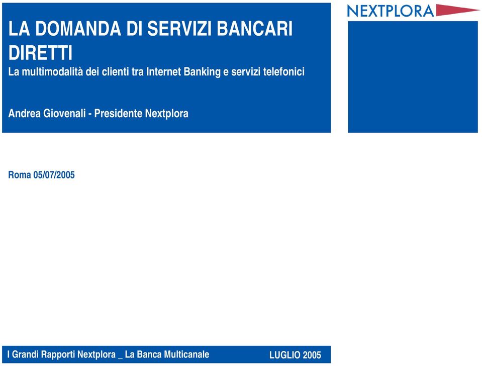 Banking e servizi telefonici Andrea