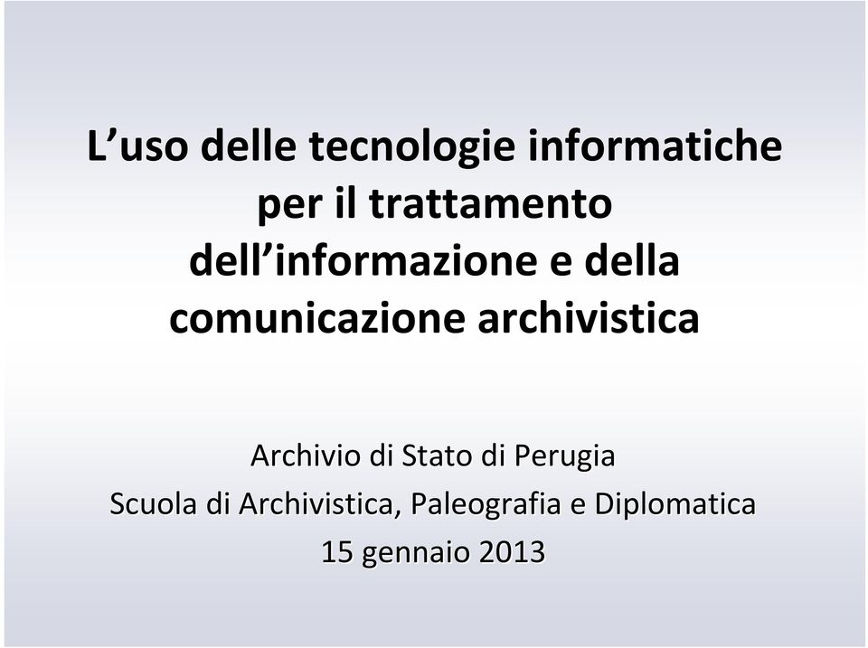 comunicazione archivistica Archivio di Stato di