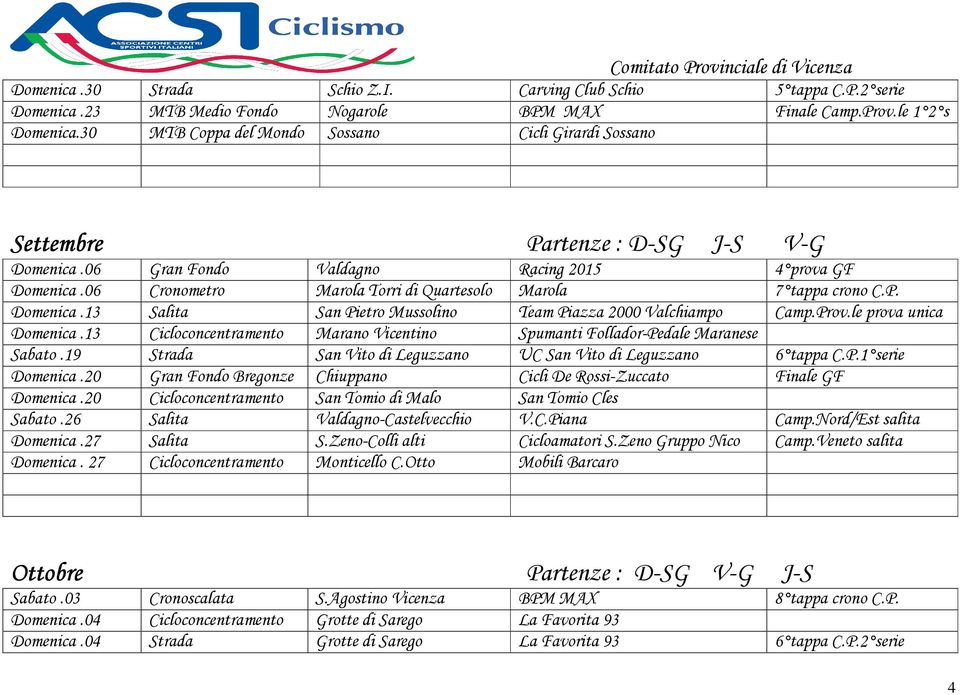 06 Cronometro Marola Torri di Quartesolo Marola 7 tappa crono C.P. Domenica.13 Salita San Pietro Mussolino Team Piazza 2000 Valchiampo Camp.Prov.le prova unica Domenica.