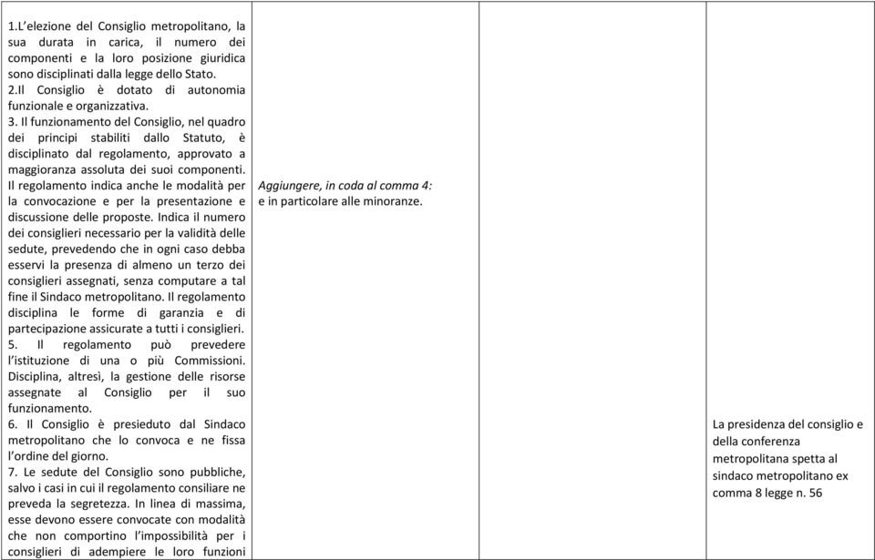 Il funzionamento del Consiglio, nel quadro dei principi stabiliti dallo Statuto, è disciplinato dal regolamento, approvato a maggioranza assoluta dei suoi componenti.