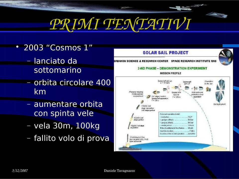 circolare 400 km aumentare orbita