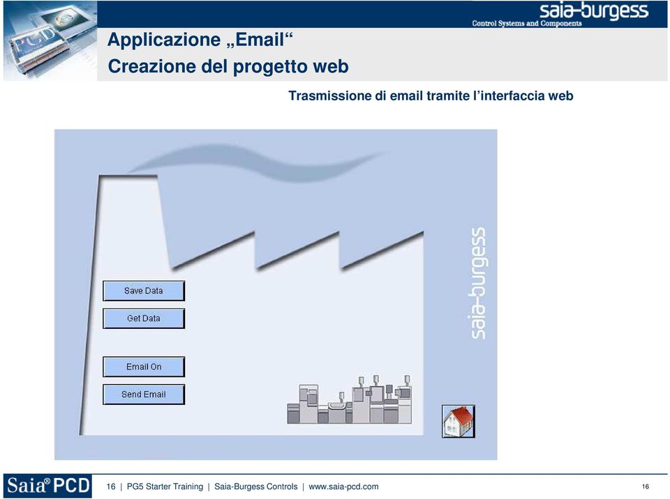 interfaccia web 16 PG5 Starter