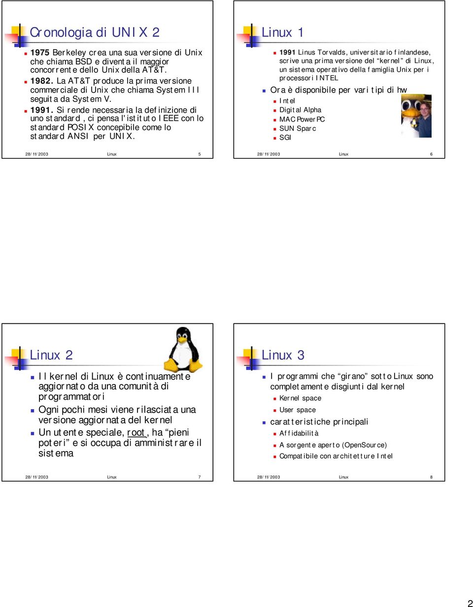 Si rende necessaria la definizione di uno standard, ci pensa l'istituto IEEE con lo standard POSIX concepibile come lo standard ANSI per UNIX.