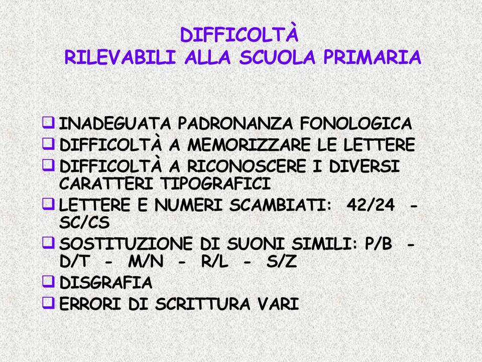 CARATTERI TIPOGRAFICI LETTERE E NUMERI SCAMBIATI: 42/24 - SC/CS