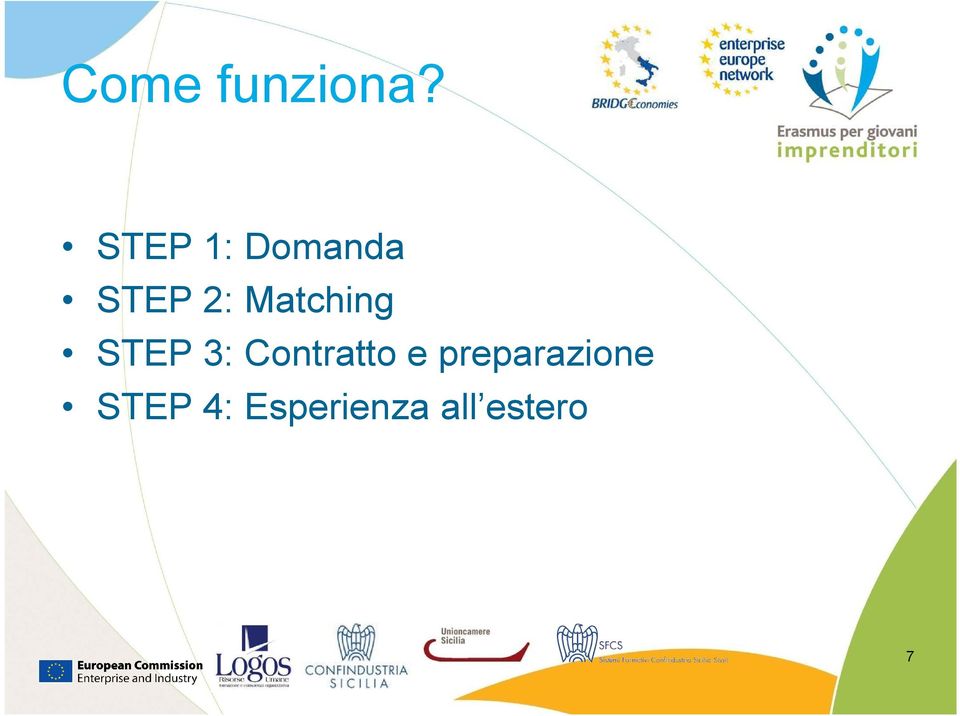 Matching STEP 3: Contratto