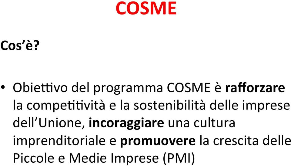 compe66vità e la sostenibilità delle imprese dell