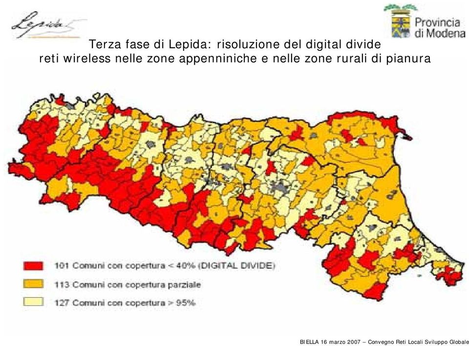 reti wireless nelle zone