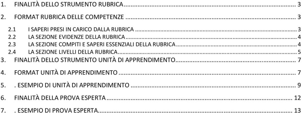 .. 5 3. FINALITÀ DELLO STRUMENTO UNITÀ DI APPRENDIMENTO... 7 4. FORMAT UNITÀ DI APPRENDIMENTO... 7 5.