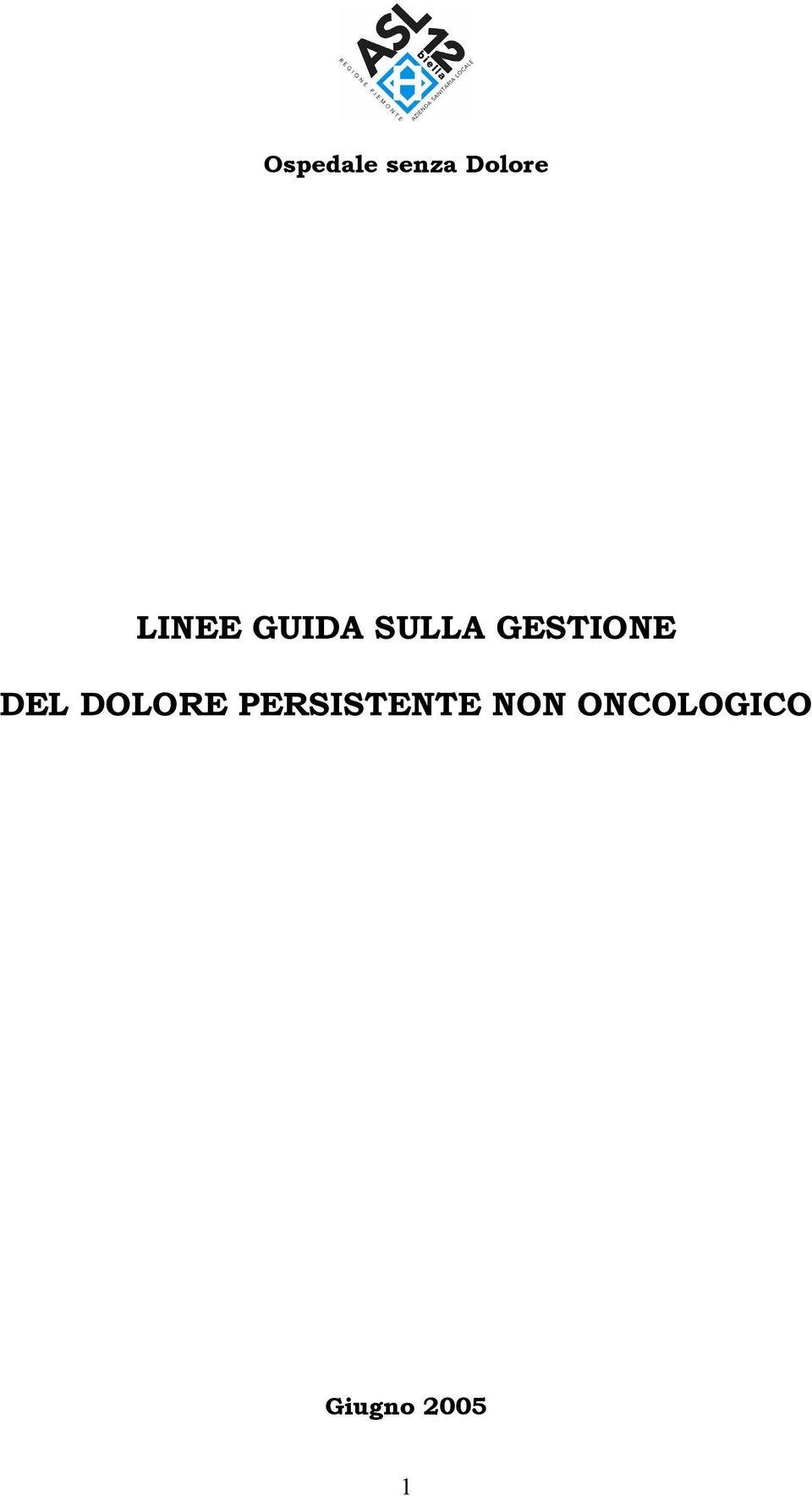 GESTIONE DEL DOLORE