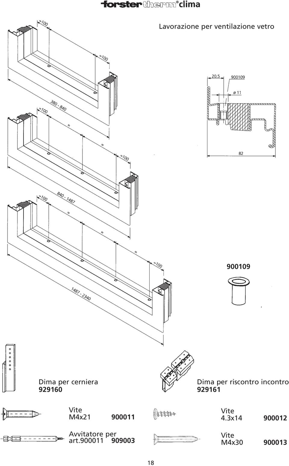 929161 Vite M4x21 900011 Avvitatore per art.