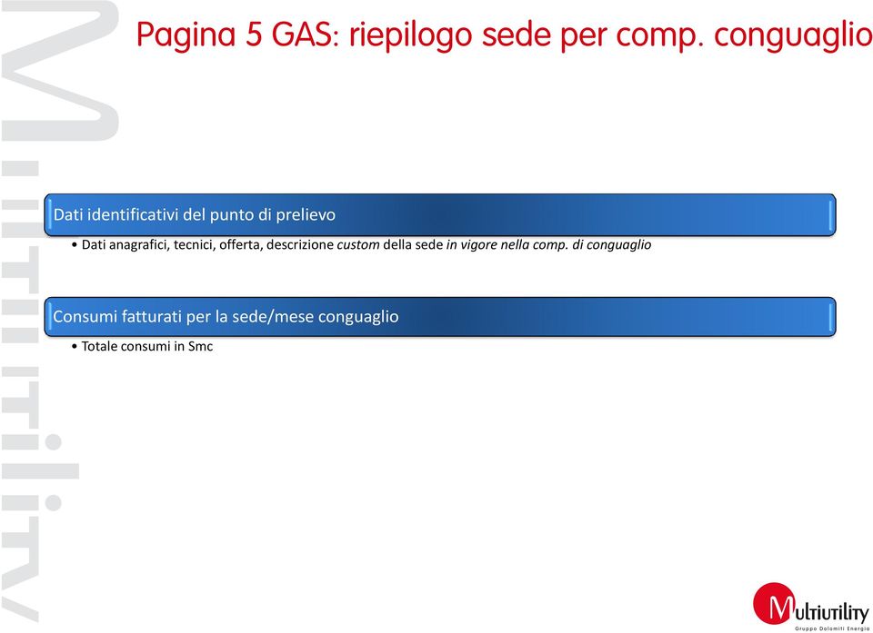 anagrafici, tecnici, offerta, descrizione custom della sede in