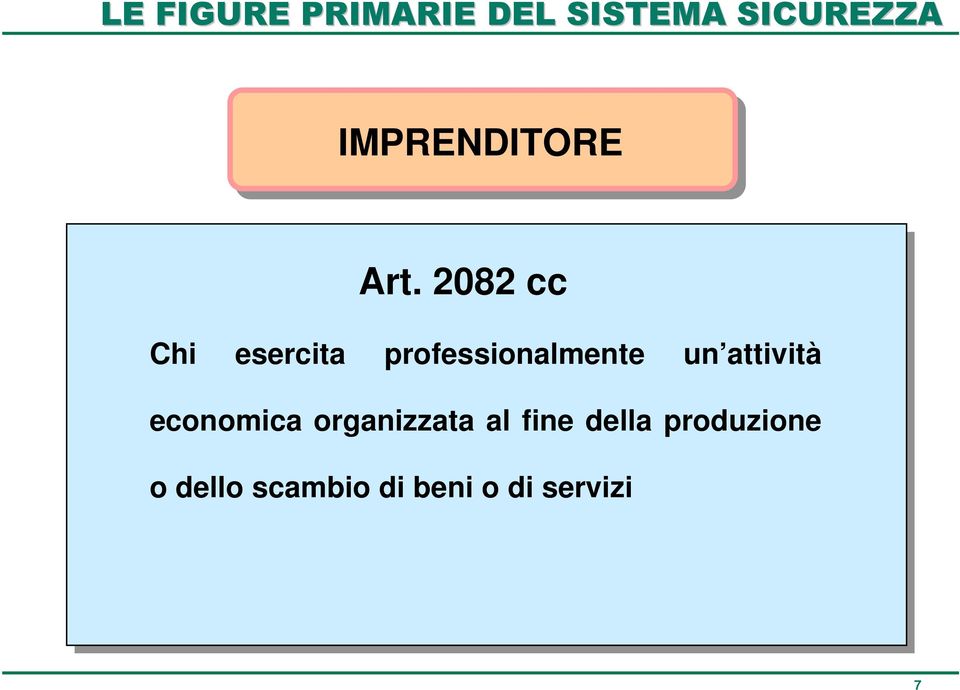 un attività economica organizzata al